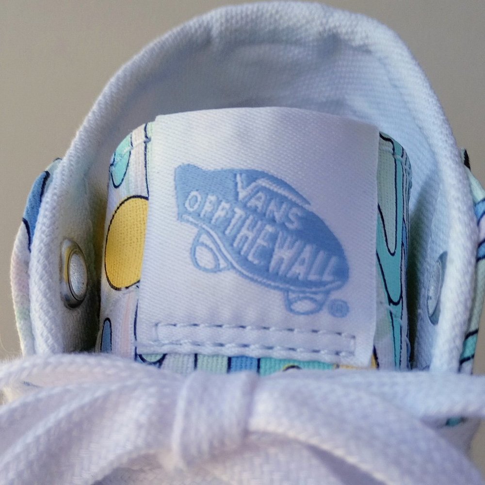 Vans Women's Sk8-Hi Tapered Stacked / Platform UV Ink Sunwaves Canvas Sneaker - Picture 11 of 15